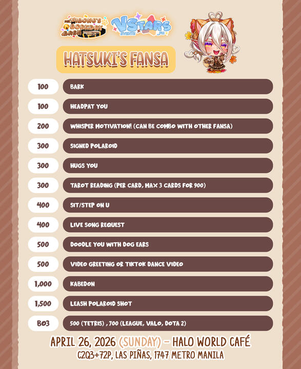 Hatsuki's Fansa